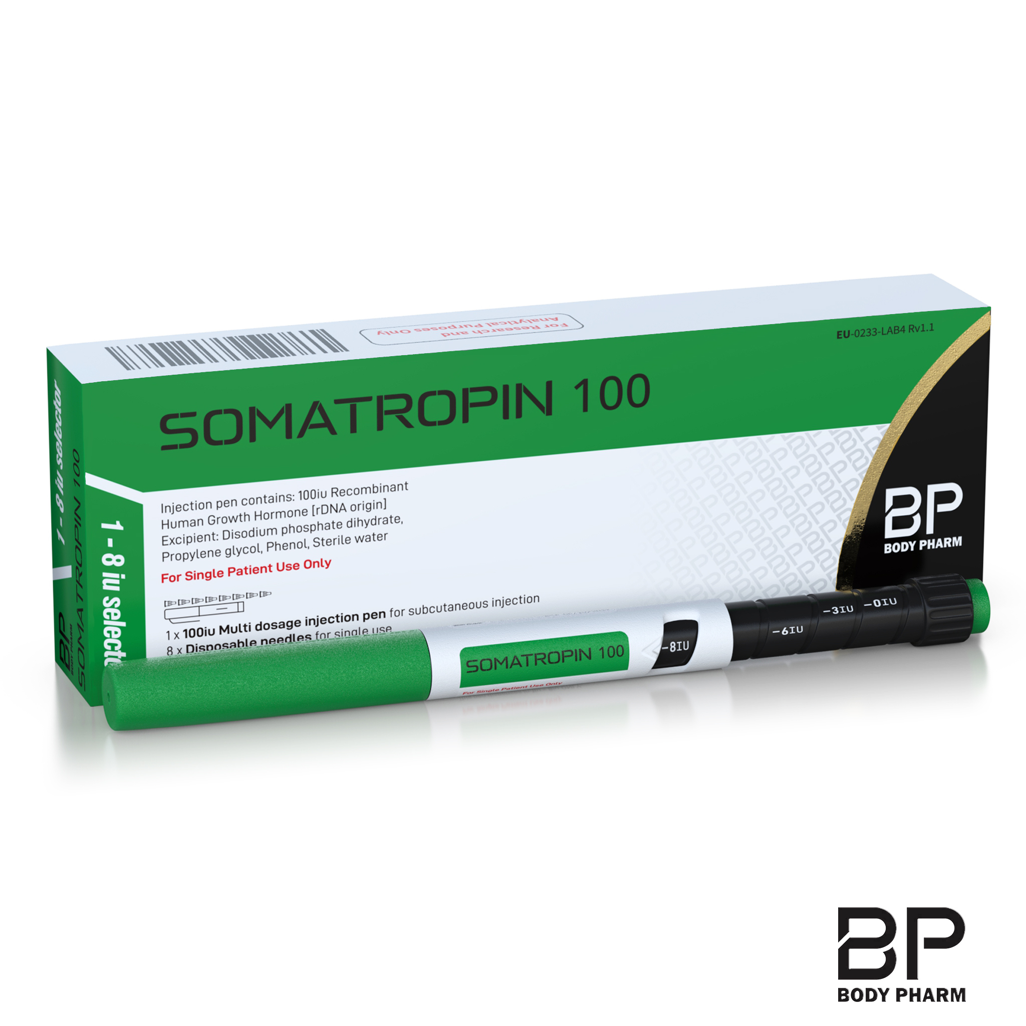Body Pharm Somatropin 100 Pen (HGH)